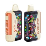 Корейская яркая одноразовая электронная сигарета Bubblemon Graffiti 35000 – переключение вкусов, яркий экран, два мощностных режима